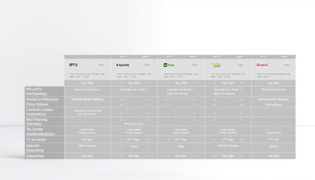 IPTV service comparison